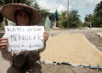 Petani Kecewa Impor Beras Tetap Dilakukan