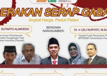 Gerakan Serap Gabah, Agar Petani Tetap Tersenyum