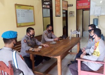 Siwas Polres Pangkep Berkunjung Ke Polsek Mandalle, Ini Tujuannya