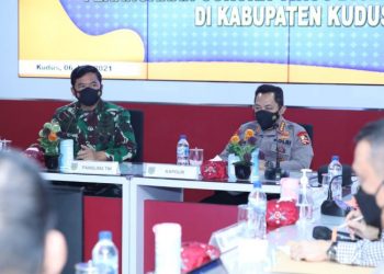 Panglima TNI, Kapolri dan Kepala BNPB Upaya Tekan Kasus Covid-19 di Kudus, Intruksikan Ini