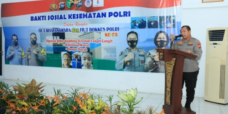 Sambut HUT Bhayangkara dan Dokkes Polri, Polda Sumbar Gelar Bakti Kesehatan