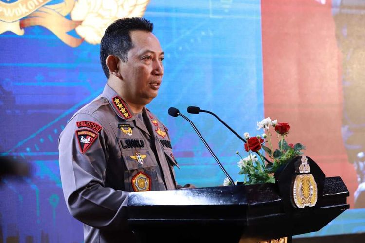Buka Rakernis Staf Logistik, Kapolri Minta Percepat Layanan di Wilayah Bencana