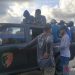Operasi premanisme yang dilakukan Polresta Pulau Ambon dan Pulau-Pulau Lease telah mengamankan 13 orang pelaku yang melakukan aksinya di Kompleks Pasar dan Terminal Mardika Ambon, Minggu (13/6/2021) (ANTARA/Daniel Leonard)