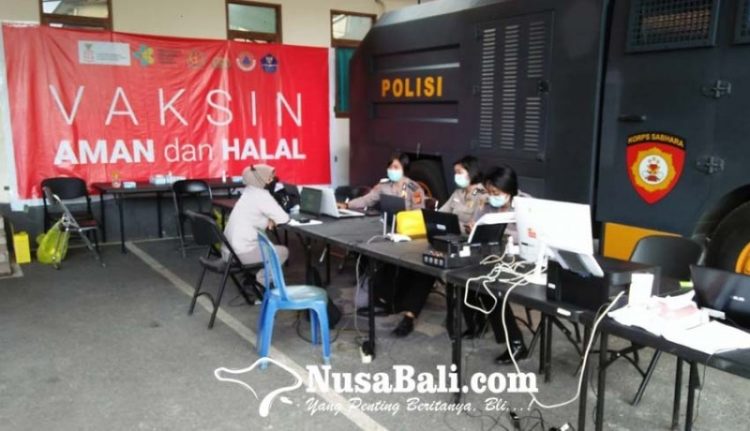 Gerai Vaksin Presisi Polres Gianyar Sudah Layani Lebih 6.000 Warga