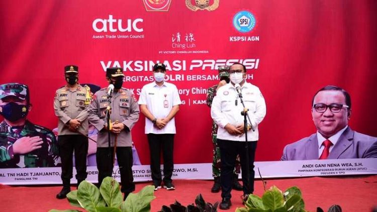 KSPSI: Percepatan Vaksinasi Buruh Dorong Kekebalan Komunal