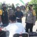 Muluskan Akses Vaksinasi ala Door to Door, Polres dan Kodim 0812 Lamongan Juga Bagikan Sembako