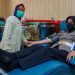 Jelang HUT ke-73, Polwan Polres Jombang Lakukan Donor Darah