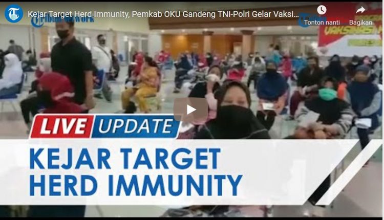 Kejar Target Herd Immunity, Pemkab OKU Gandeng TNI-Polri Gelar Vaksinasi di Sejumlah Titik