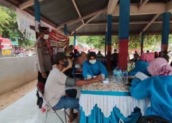 Polres Jepara Kembali Gelar Vaksinasi di Kawasan Obyek Wisata Pantai Bandengan