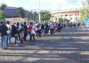 2.891 Personel Gabungan TNI-Polri Diturunkan Kawal Penutupan PON XX Papua di Stadion Lukas Enembe