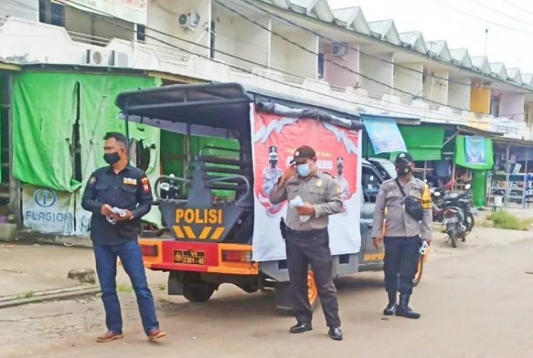 Rutin Patroli, Polisi imbau Warga Patuhi Prokes