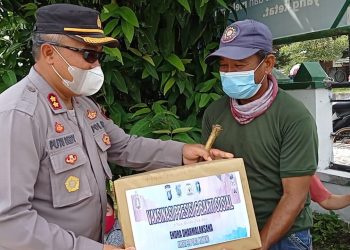 Dalam Rangka 21 Tahun Mengabdi Untuk Negeri, Polres Sukamara Bersama ALumni AKABRI 1999 Gelar Vaksinasi Massal Dan Baksos