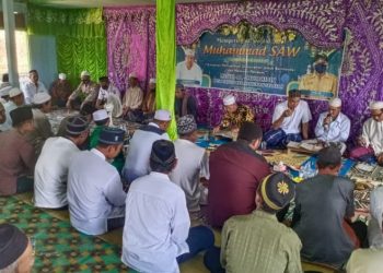 Kapolsek Pamukan Selatan Beserta Anggota Hadiri Acara Peringatan Maulid Nabi Muhammad SAW