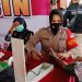 Polda Aceh Gelar Gerai Vaksin di Pasar Keude Bieng Lhoknga