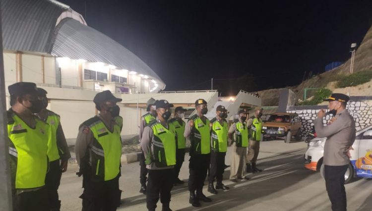 Polri Lakukan Giat Pengamanan Final Volly Pasir Putri
