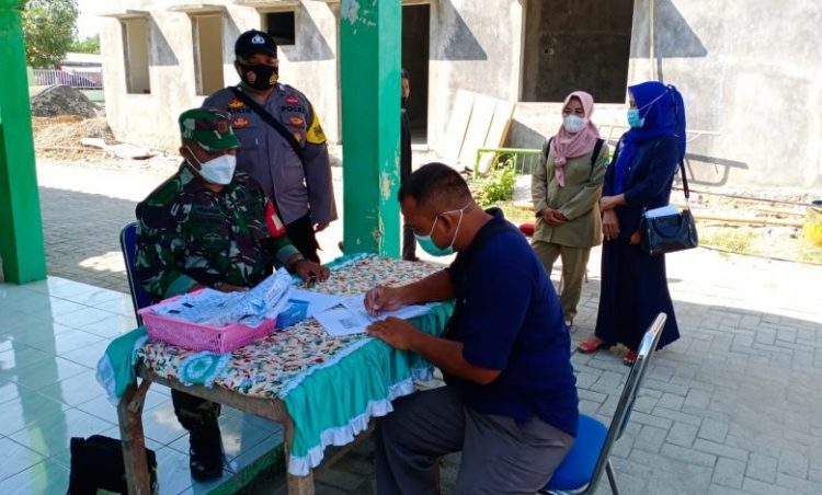 TNI Polri Di Blora Kompak Dukung  Percepatan Vaksinasi