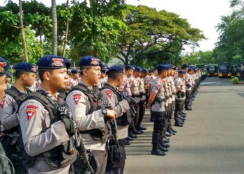 Polisi Kerahkan 2.645 Personel Gabungan Jaga Demo Besar di Gedung DPR RI