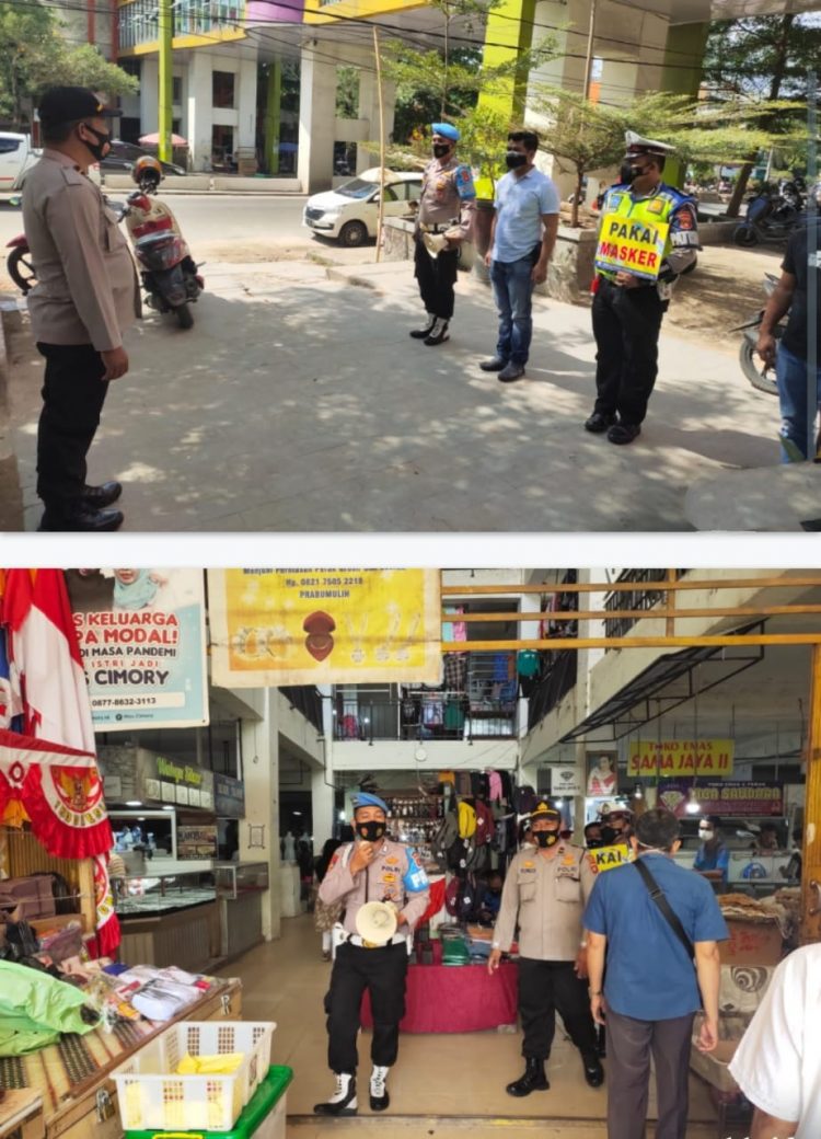 Kegiatan Patroli Hunting dalam Rangka Pendisiplinan dan Edukasi Prokes Covid-19 .