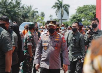 Kapolri-Menhub Telusuri Pos Terpadu Gadog Saat Nataru