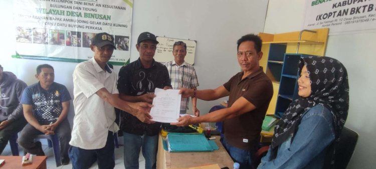 Dorong Pertanian Modern, Koperasi Tani Bena’an Bagikan Lahan kepada 251 Anggota