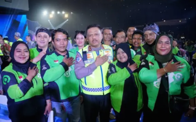 Program Polantas Menyapa Tinggalkan Kenangan, Ojol Kenang Kepemimpinan Irjen Agus Suryonugroho